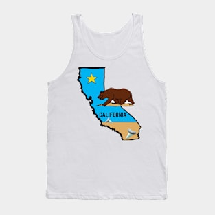 California State Bear Beach Tank Top